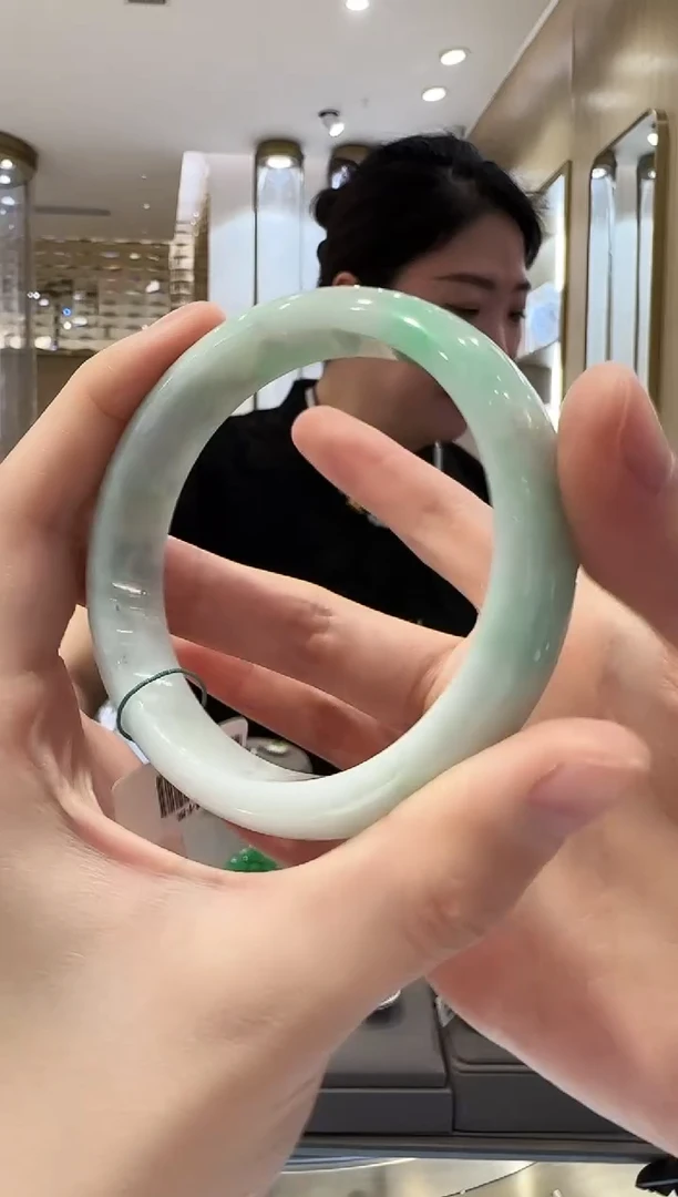 翡翠手镯未镶嵌09  卡58-59