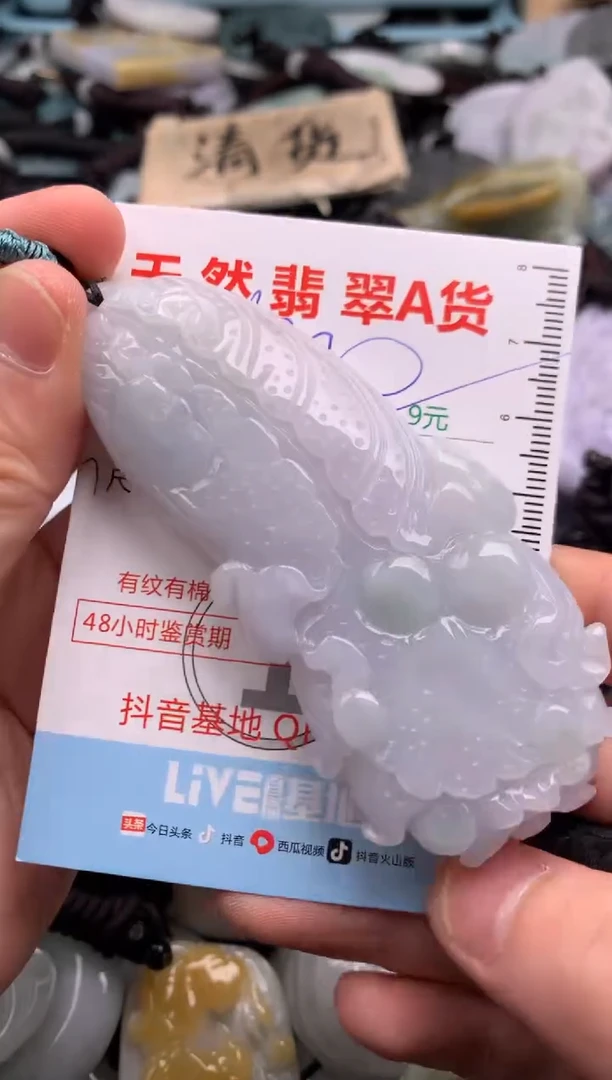翡翠未镶嵌吊坠(不含链)1