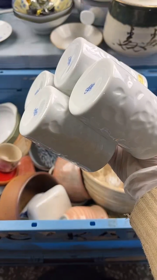 瓷片小*妈英歌瓷器满28包邮