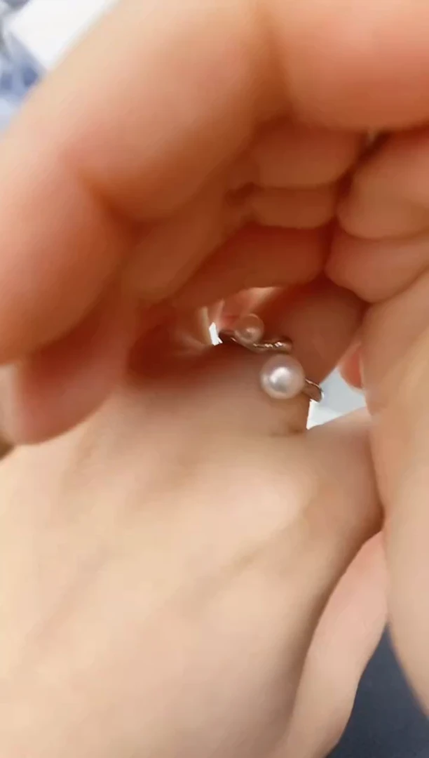 未镶嵌耳饰淡水珍珠jz1015