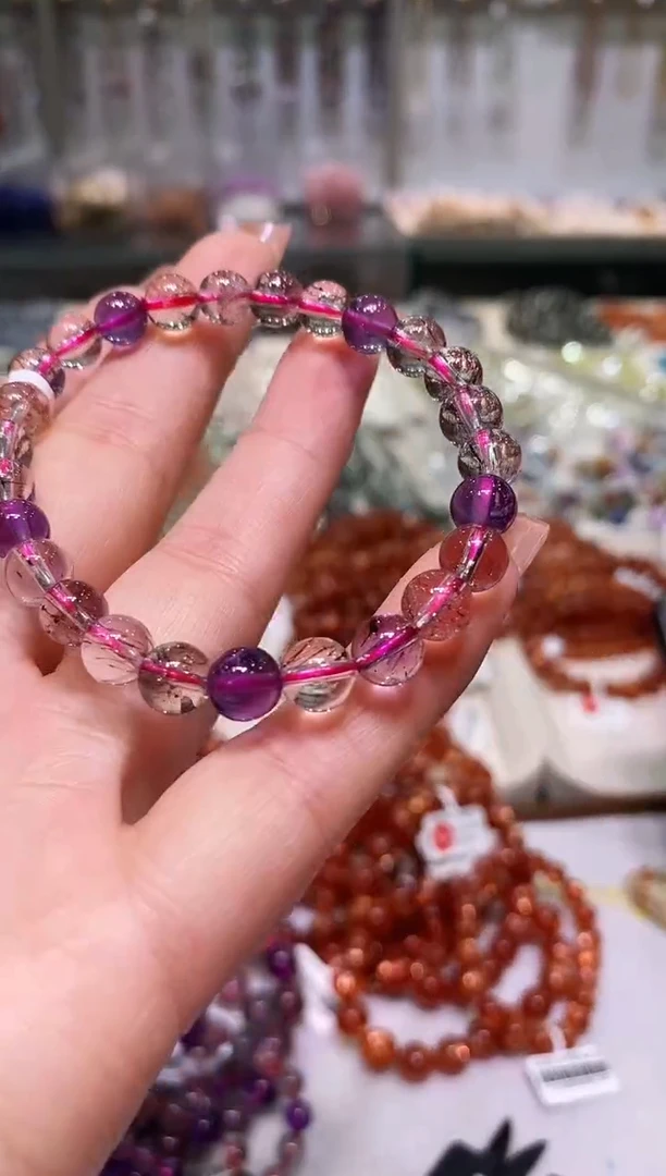 未镶嵌手链水晶多样性发其一 7.5+