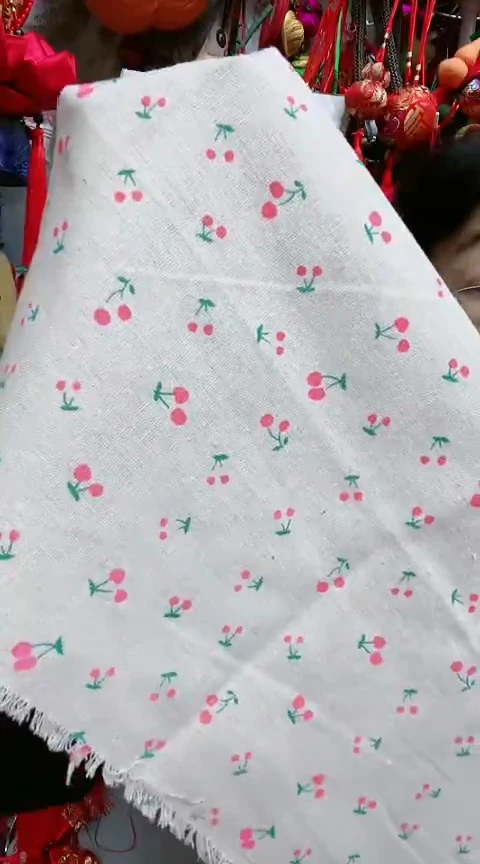 棉棉麻小樱桃45*45