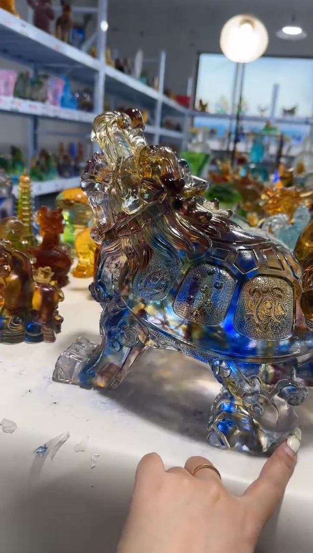 琉璃15微瑕纯手工古法琉璃