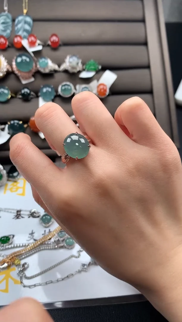 【闪购商品】翡翠戒指银S925镶嵌213213213