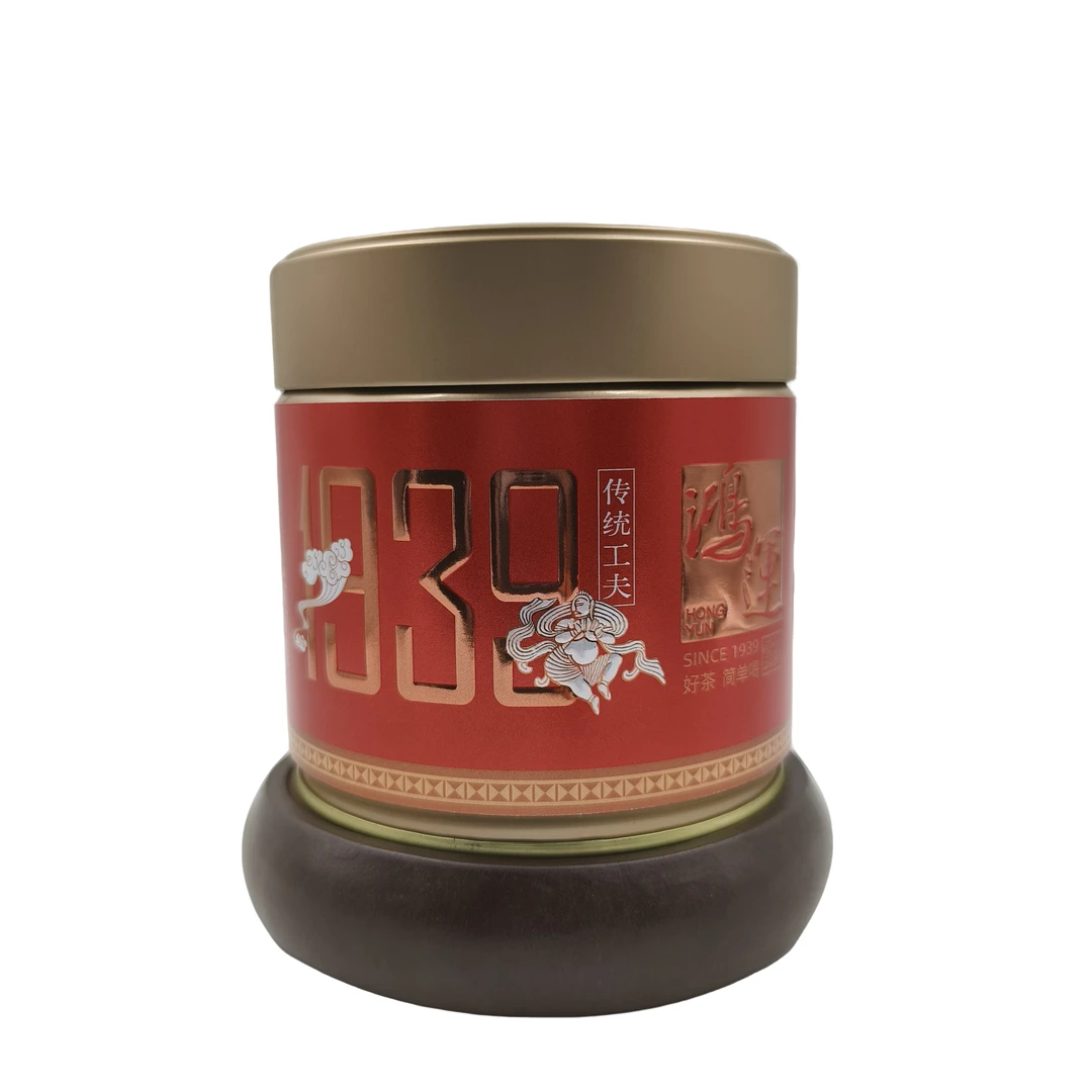 1939传统工夫红茶鸿运云红凤庆大叶种非遗传人精制100克罐装包邮