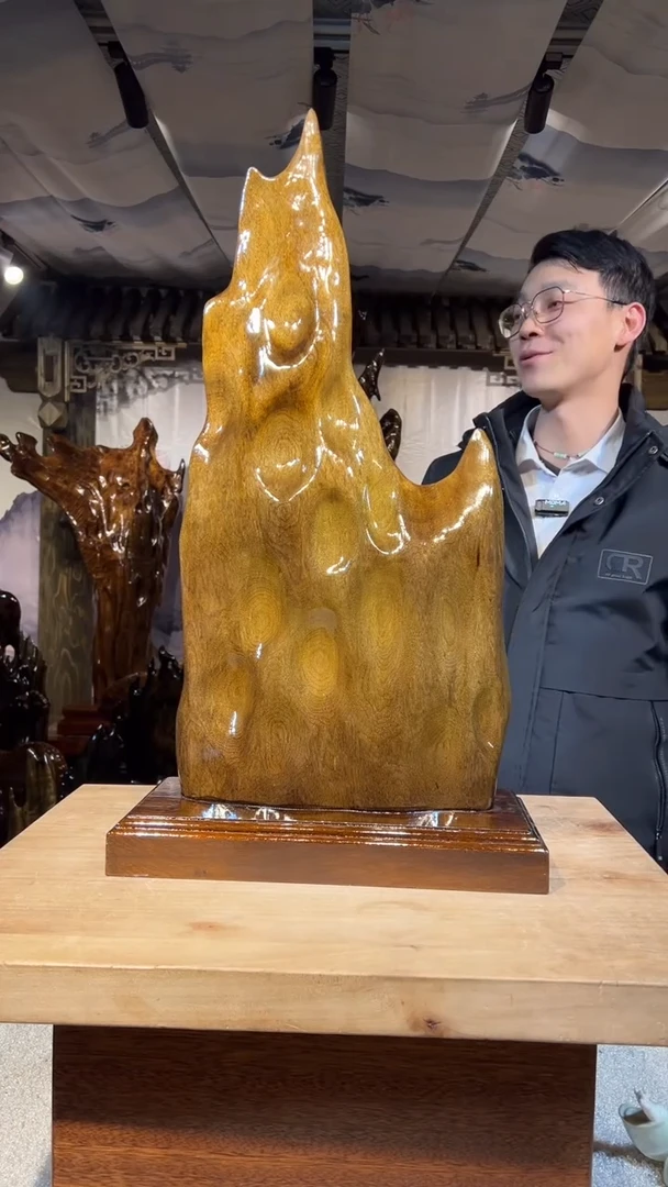 【闪购商品】金丝楠金丝楠小叶桢楠摆件70-37-17