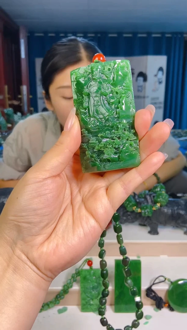 和田玉未镶嵌挂件1