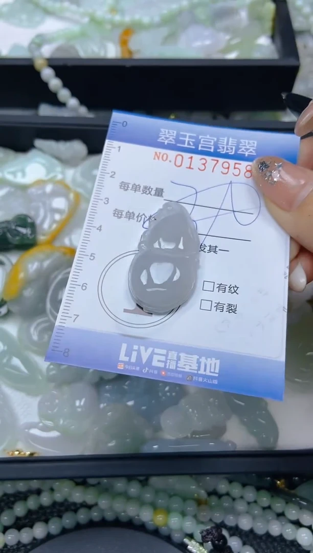 翡翠未镶嵌颈饰闪购0137958