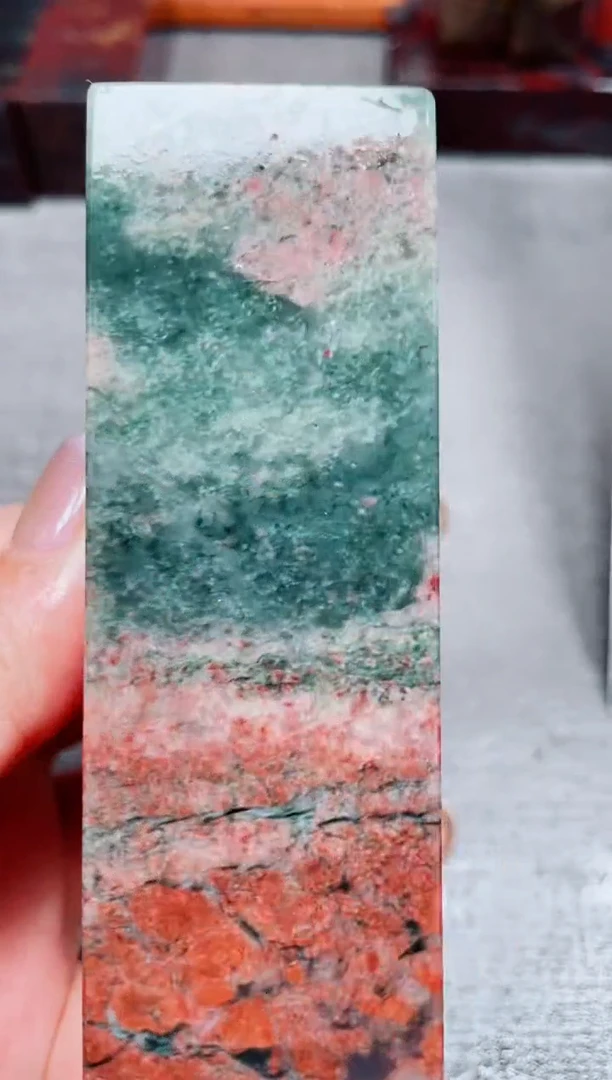 玉桂林鸡血玉素章--18