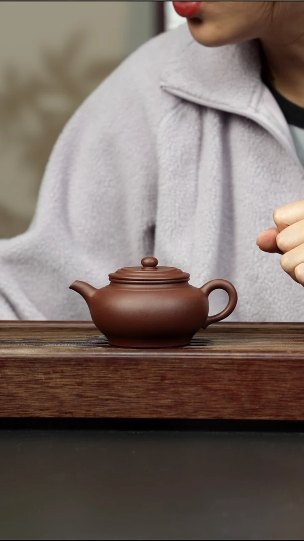 茶壶紫砂老紫泥 彬风