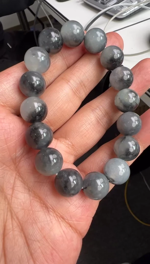 未镶嵌手链翡翠珠串