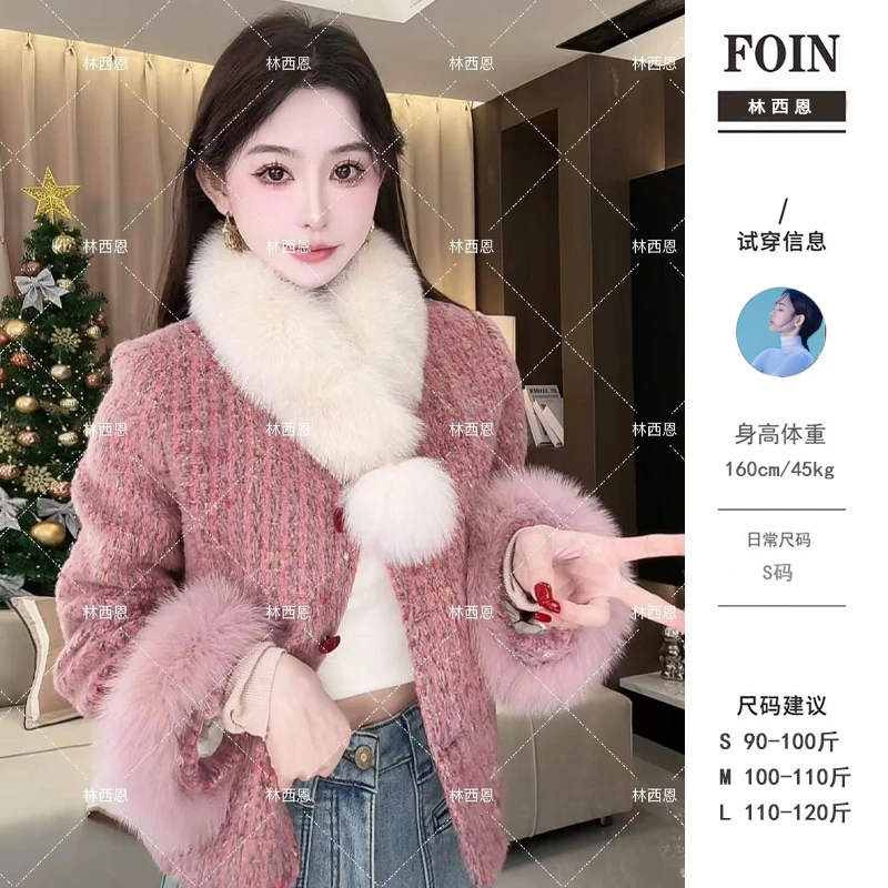 西恩定制●狐狸毛毛领预JJD4ML8560