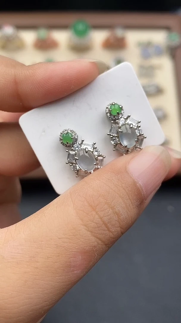 银S925镶嵌定制翡翠5587669