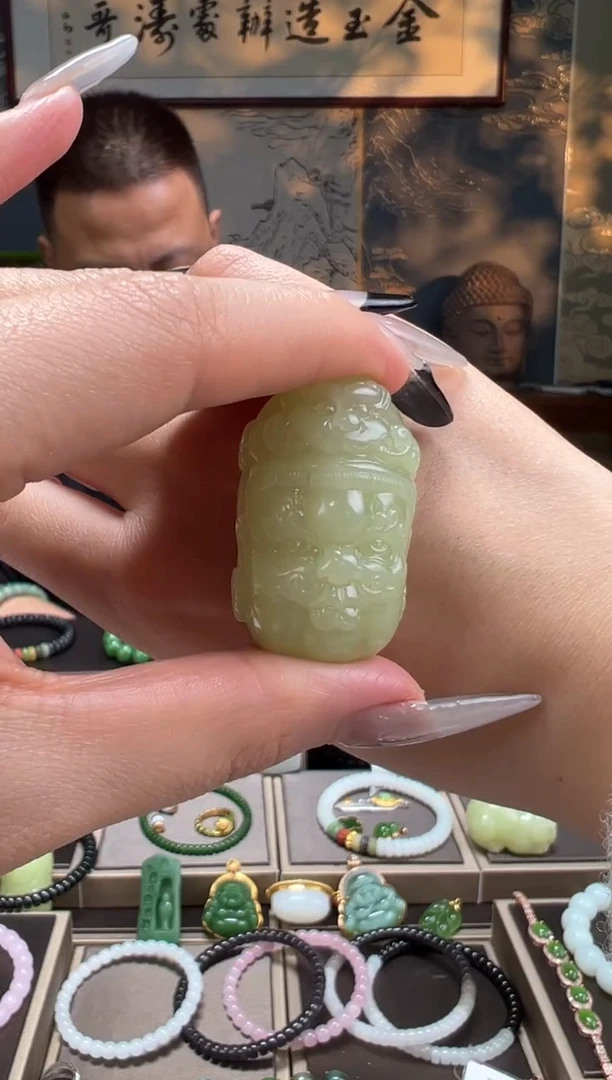 【闪购商品】和田玉手把件未镶嵌新疆黄口 黄财