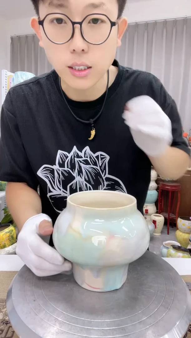 7-20直播间精选陶瓷花盆