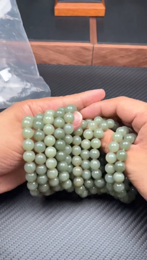 手串未镶嵌和田玉若羌微色差卡10Jm多样性发货拍一发一