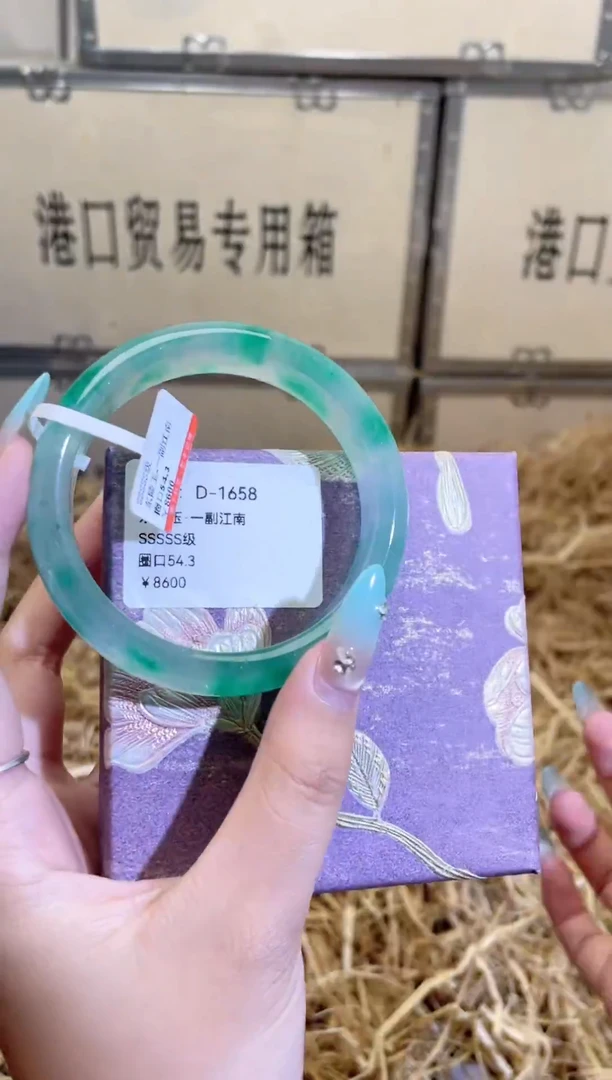 未镶嵌手镯石英质玉D1658