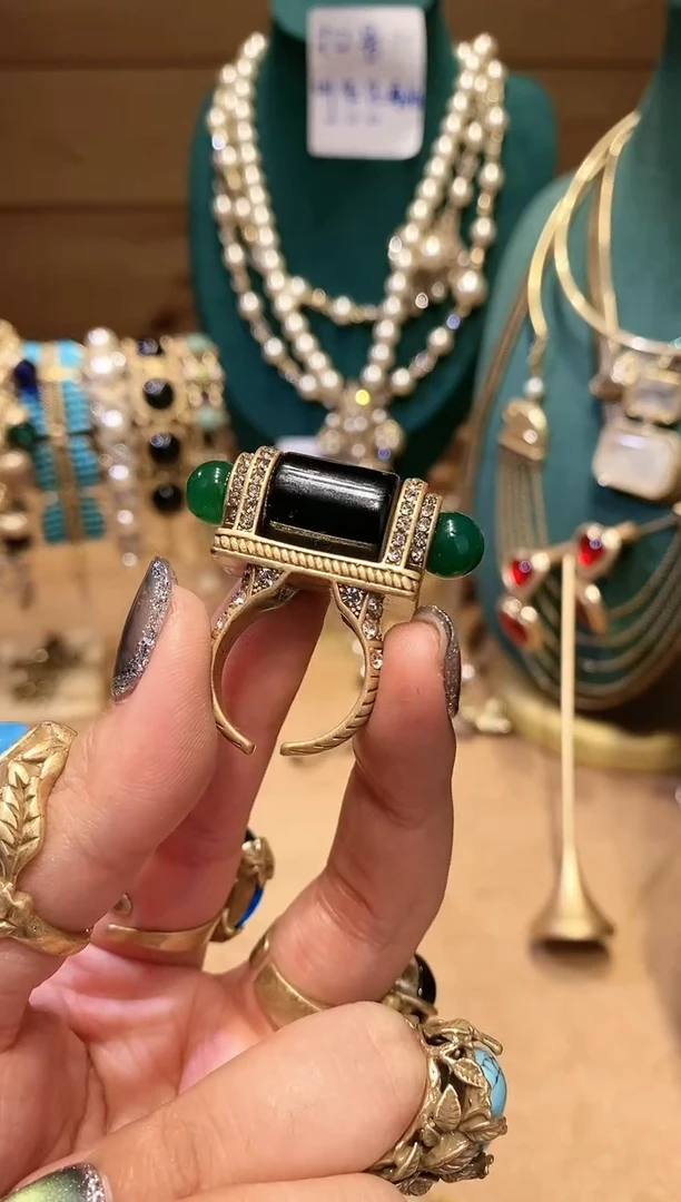 铜合金925银无时尚经典中古饰品