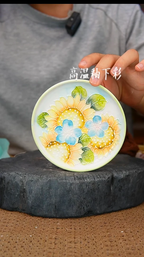 釉下彩160手工高温陶瓷
