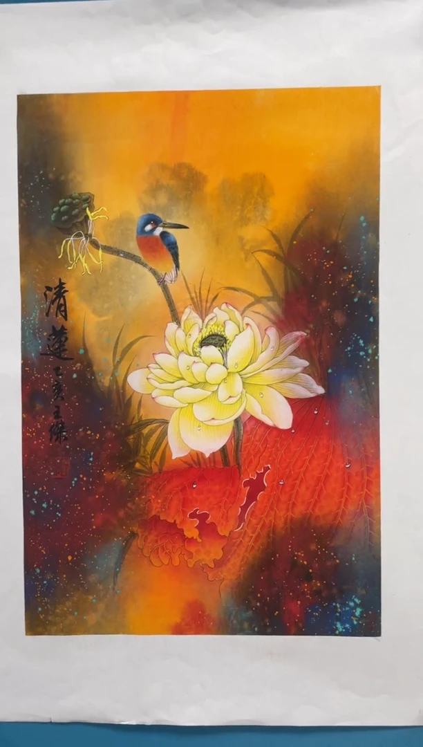 国画闪电购王杰绘画6