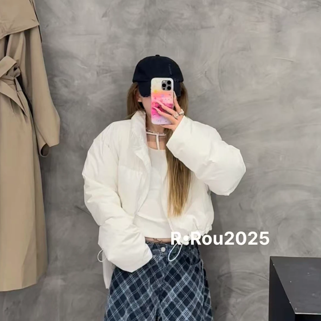 ROU-ROU)JIA百搭立领羽绒服800R51