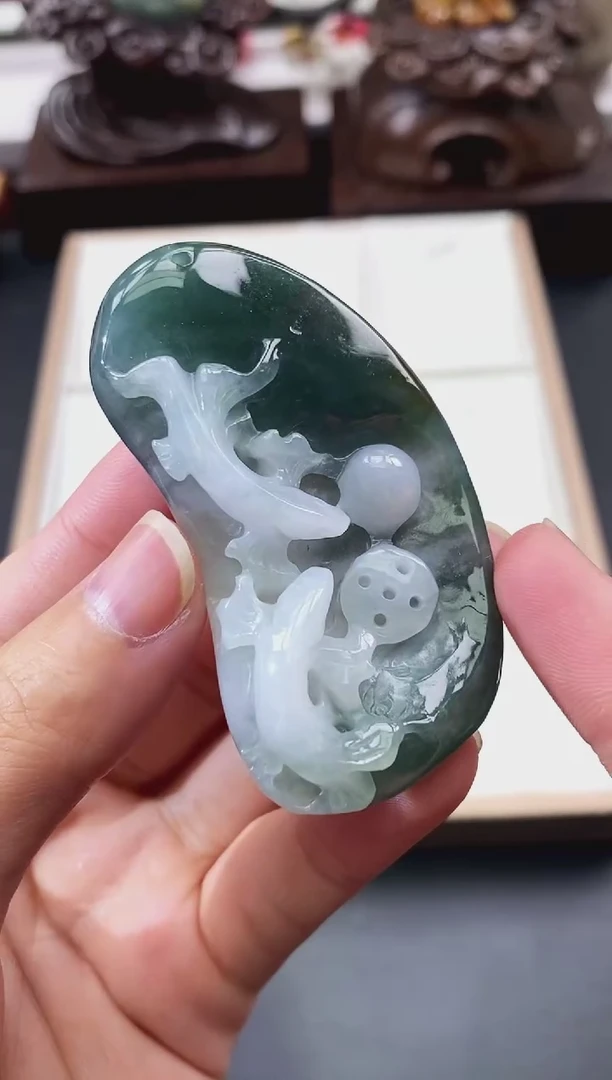 颈饰未镶嵌翡翠天然缅甸A货翡翠