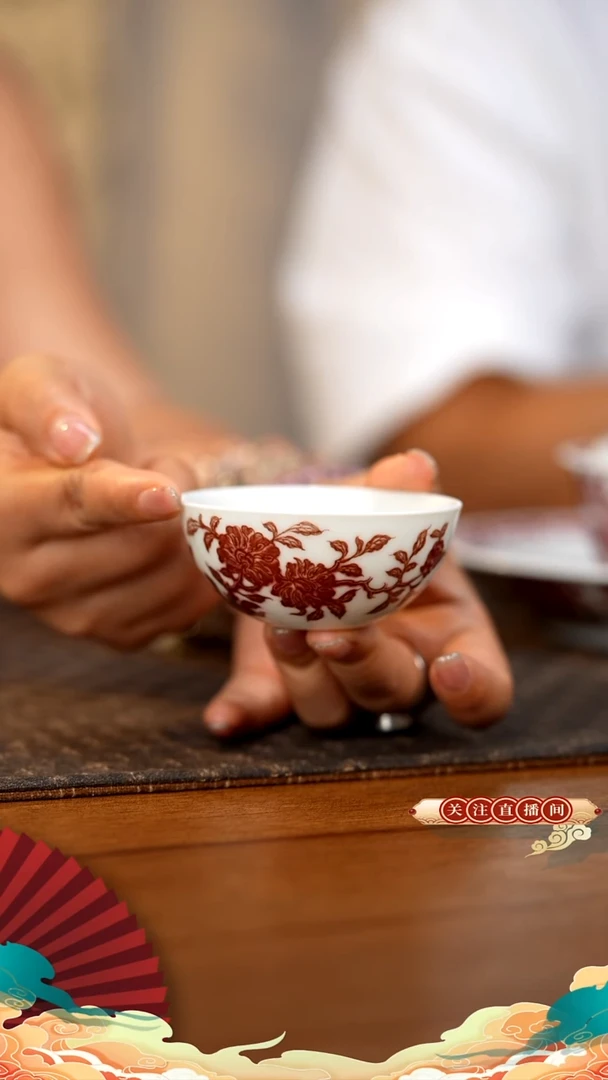 全红山茶单杯