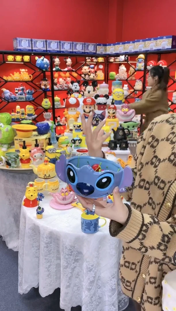 【闪购商品】1@@史迪奇水果沙拉碗