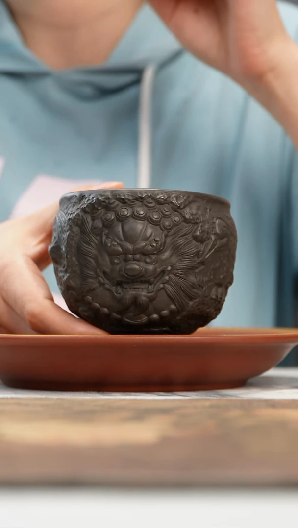 茶杯紫砂宜兴紫砂茶具正品