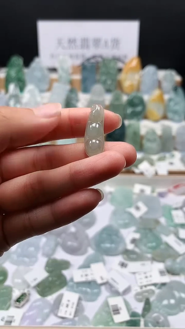 吊坠(不含链)未镶嵌翡翠6福豆
