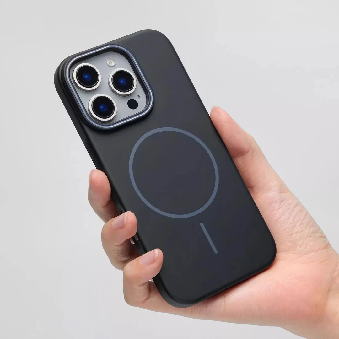 【超薄磨砂】线圈元素适用苹果iPhone16promax全包磁吸手机壳11pro