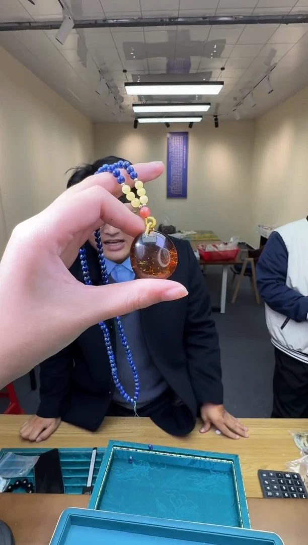 琥珀颈饰未镶嵌多样性发一件 510