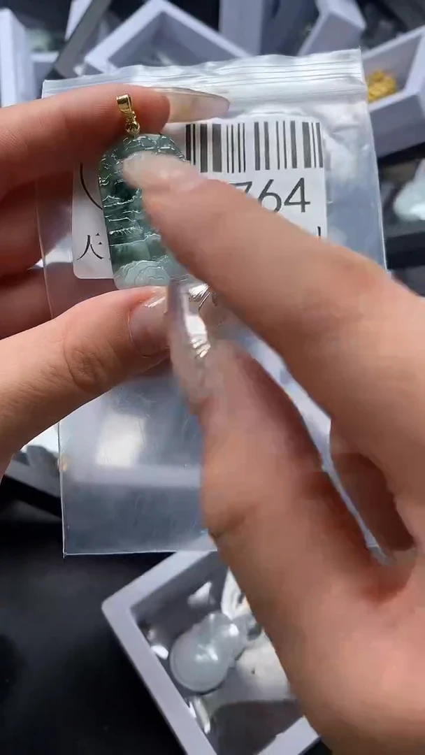 吊坠(不含链)未镶嵌翡翠8764