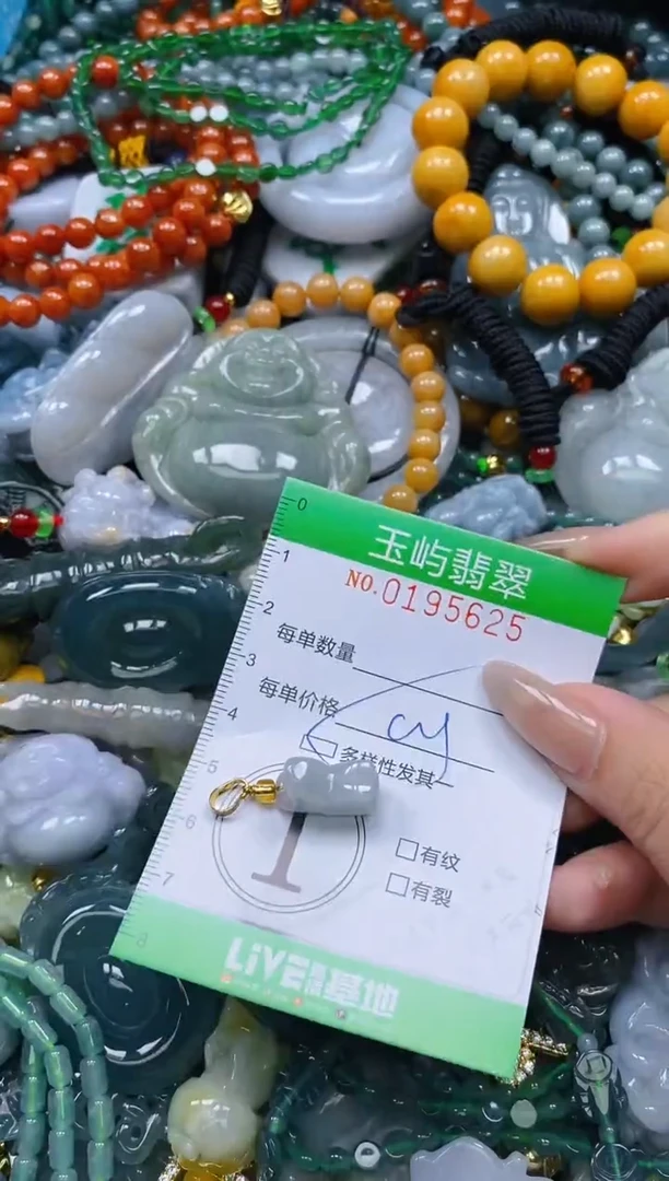 翡翠未镶嵌颈饰闪购0195625多样性发其一