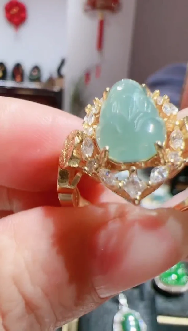 【闪购商品】翡翠戒指未镶嵌202511879