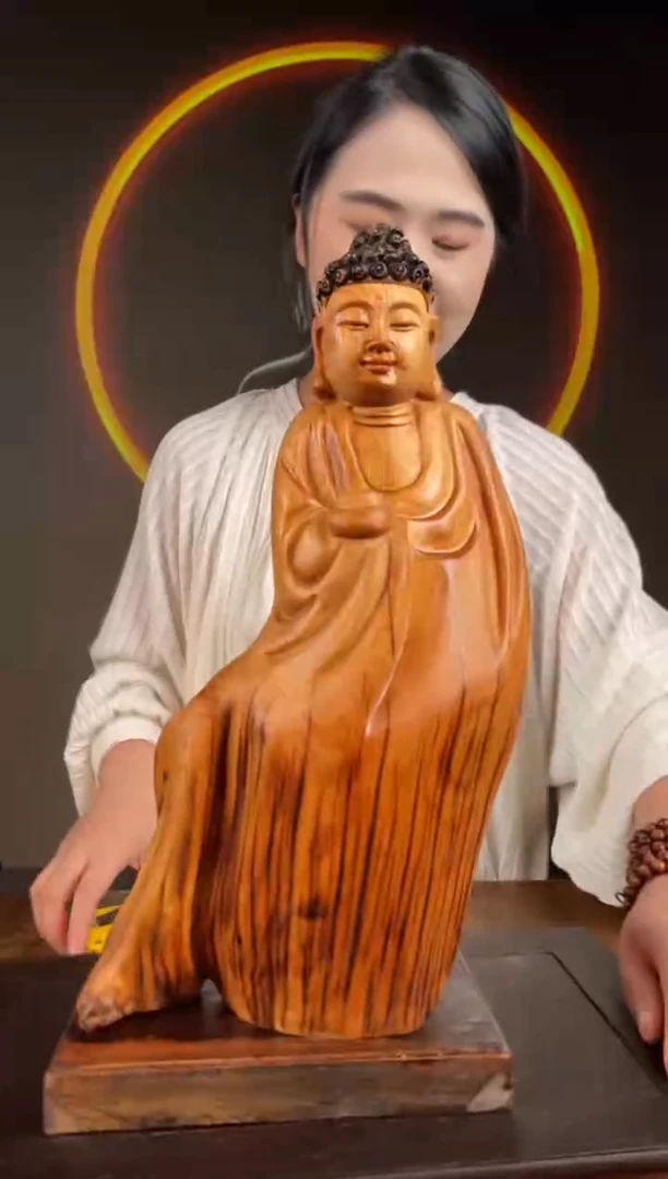柏木（崖柏）手工摆件,先抢先得! 编号:144