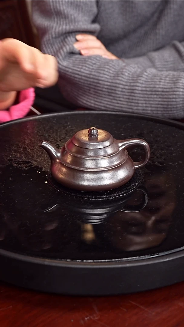 茶壶紫砂蒋敏杰  步步高升72  石黄  230毫升