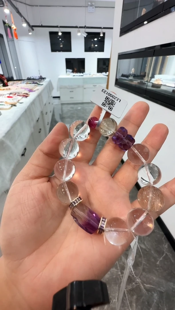 未镶嵌手串水晶金*子手串