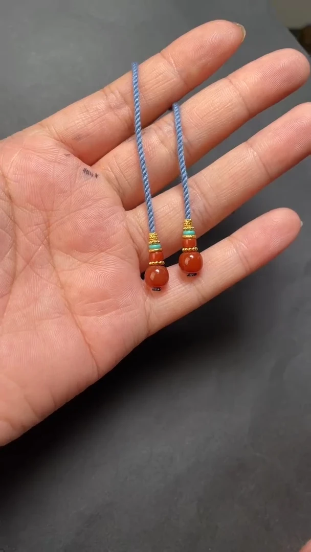 未镶嵌83南红玛瑙弟子珠