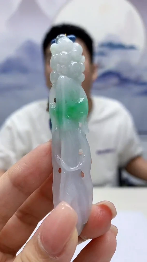 定制翡翠未镶嵌5028xx-毛货挂件123