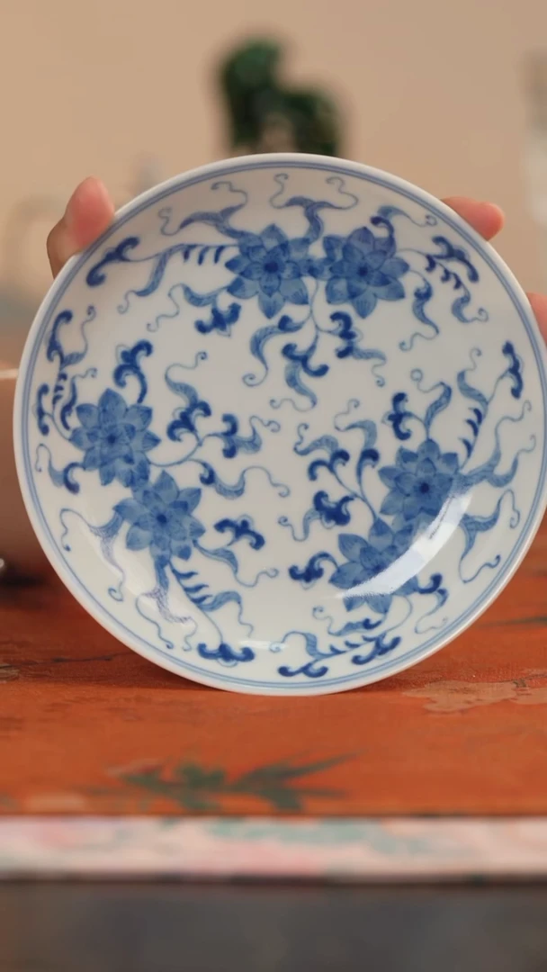 张哈哈陶瓷精选缠枝莲壶承