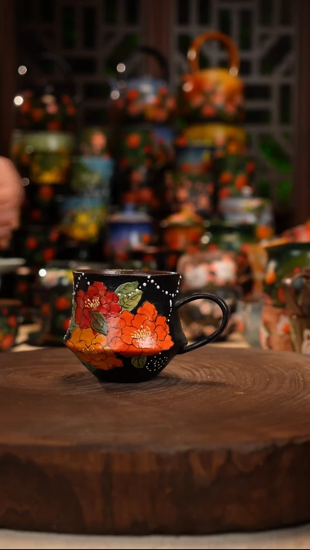 油画 手绘 釉下彩