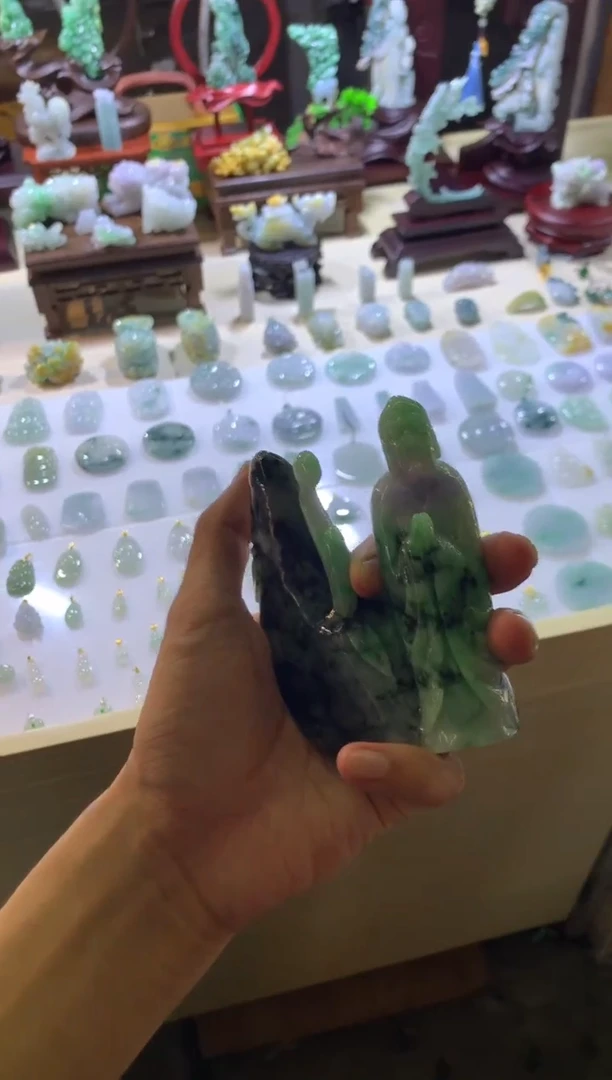 未镶嵌摆件翡翠用****3翡翠摆件