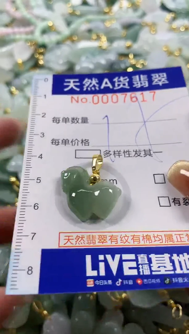 颈饰未镶嵌翡翠天然A货翡翠
