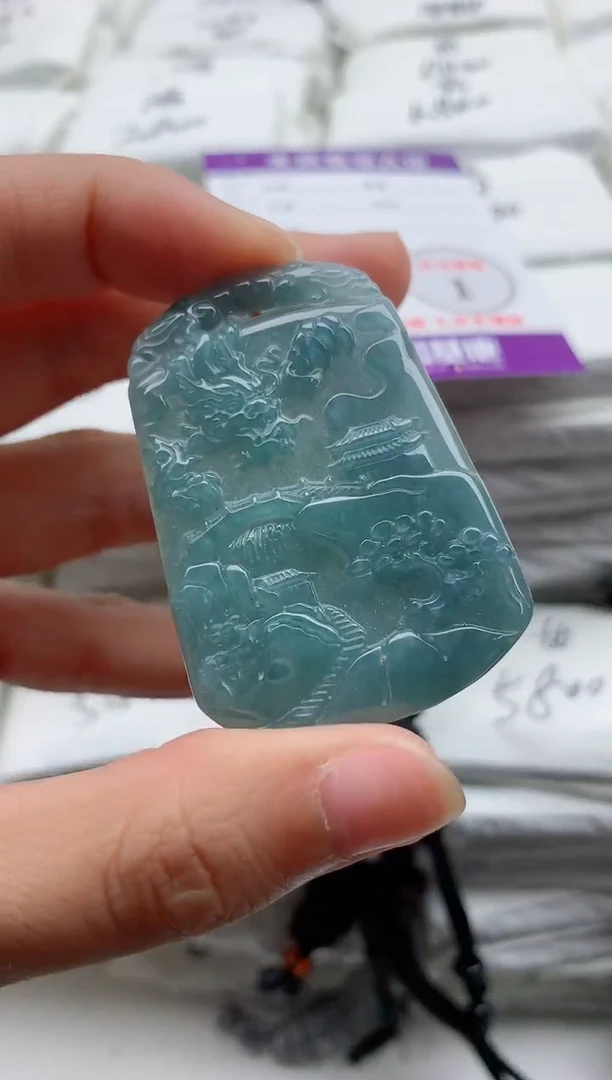 翡翠未镶嵌颈饰88888888