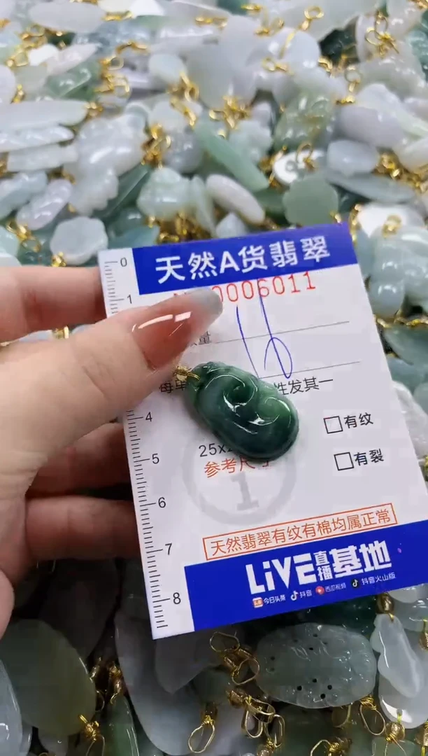 颈饰未镶嵌翡翠天然A货翡翠