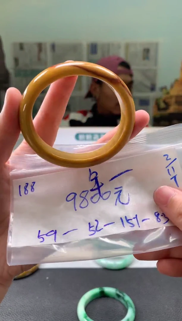 未镶嵌手镯翡翠天****余翡翠手镯 下单联系小耳机#188