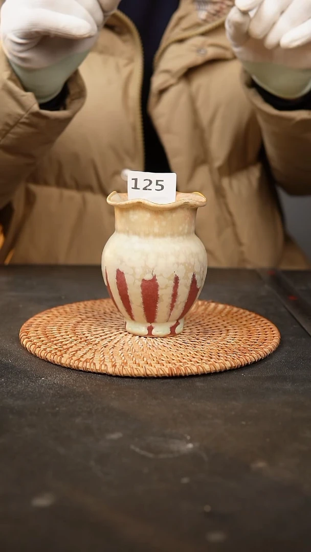 【闪购商品】瓷片125泥泥手工花盆口6