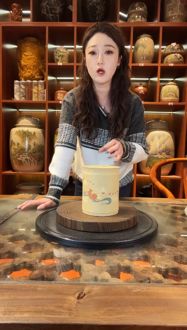 罐云南建水紫陶白泥小茶罐