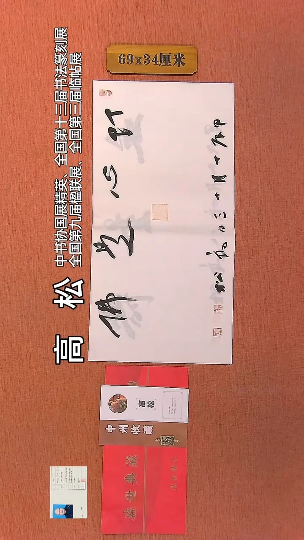 【闪购商品】书法115         高松老师作品